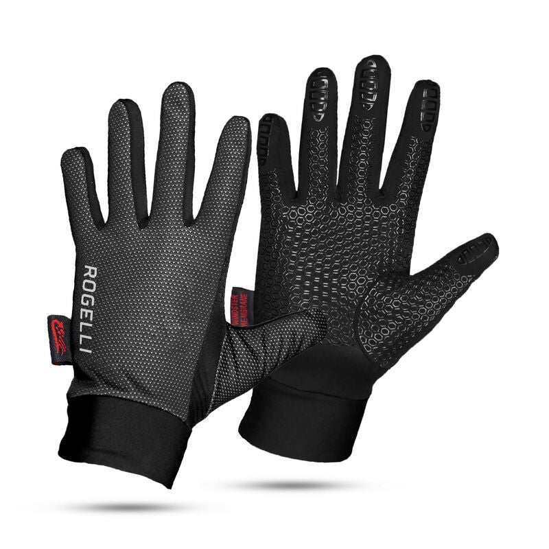 Rogelli LAVAL children's gloves black fekete kesztyű