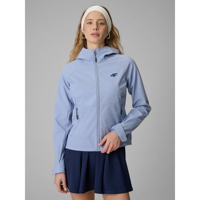 Women's windproof softshell 5000 membrane 4F 4FWSS26TSOFF546-34S kabát