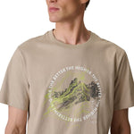 4F Men's T-shirt M2822 83S bézs póló