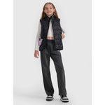 Girls' down vest with synthetic filling 4F 4FJRAW25TVJAF323-20S mellény