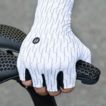Rockbros Road Cycling Gloves Size: - Black and White fekete kesztyű