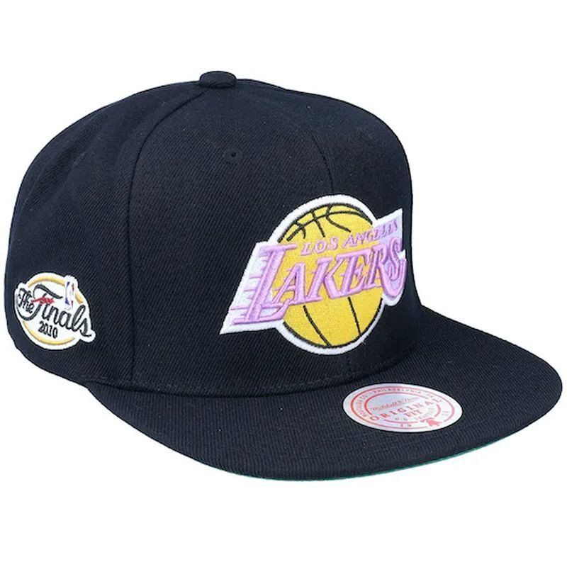 Mitchell & Ness NBA Los Angeles Lakers Top Spot Snapback Hwc Lakers Cap HHSS2976-LALYYPPPBLCK Sapka