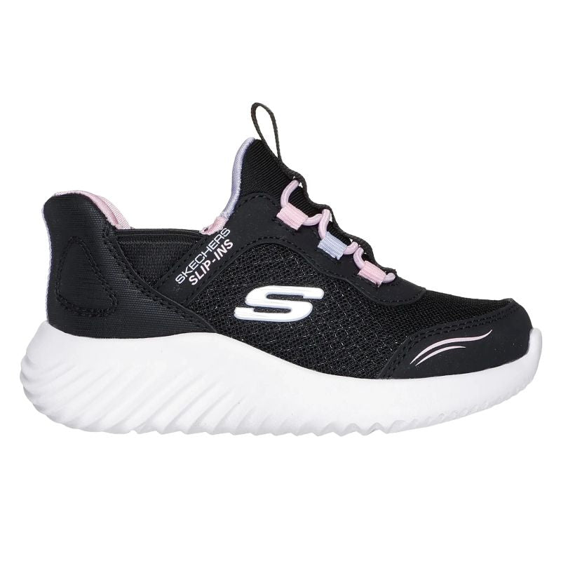 Skechers Slip-ins Bounder - Simple Cute 303585L-BLK Black fekete utcai cipő