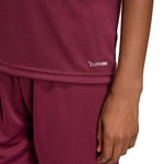 adidas Entrada 26 Jersey kids' T-shirt JZ2530 bordó póló