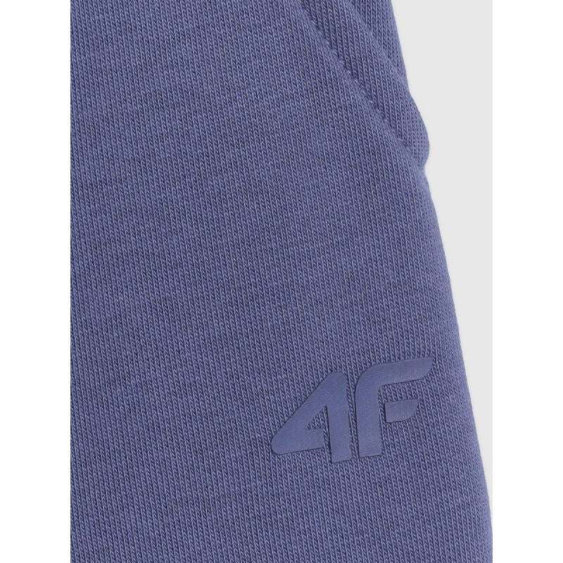 Girls' wide-leg sweatpants 4F 4FJRAW25TTROF1598-33S