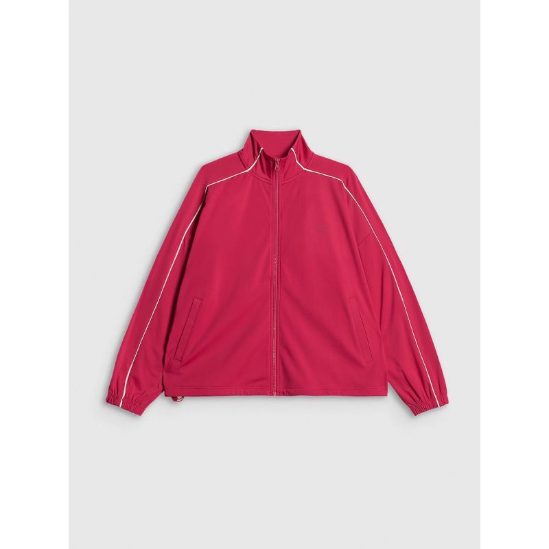 4F Women's loose sweatshirt without hood, quick-drying pulóver