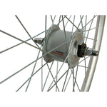 28 Inch Front Wheel With Shimano Hub Silver Rim