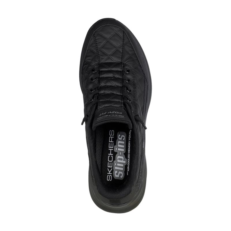 Skechers Men's CONTOUR PROAM-COZY FIT 232619 BBK Athletic fekete utcai cipő 232619BBK