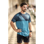 Rogelli RUSH Running T-shirt kék póló