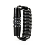 Wozinsky WBN-01R bicycle lock for a bicycle helmet, waterproof, 4-digit combination - black fekete sisak 304004-199008