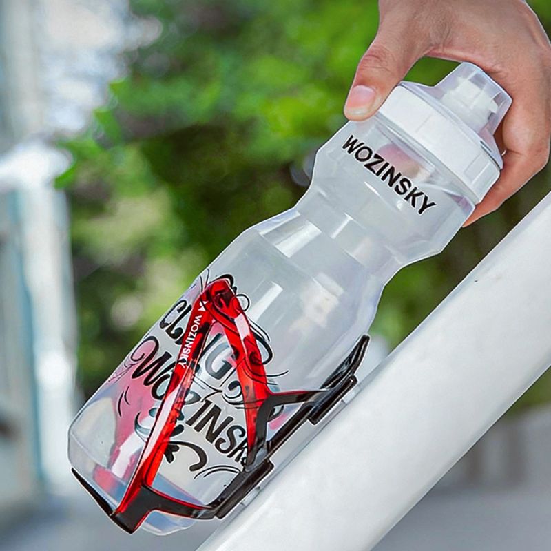 Wozinsky WUR-01BR Bike Bottle Holder Basket - Black and Red czarny || czerwony kulacs -198894
