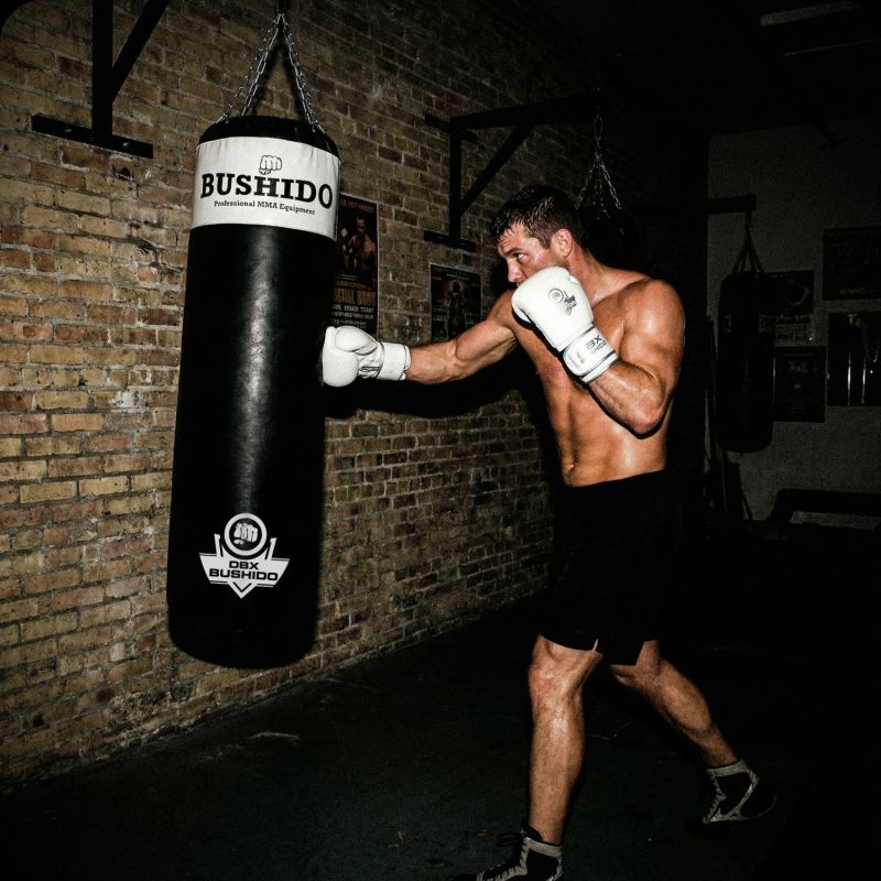 DBX Bushido Punching bag - 160 White - 160 cm / 50 kg fehér punching bags