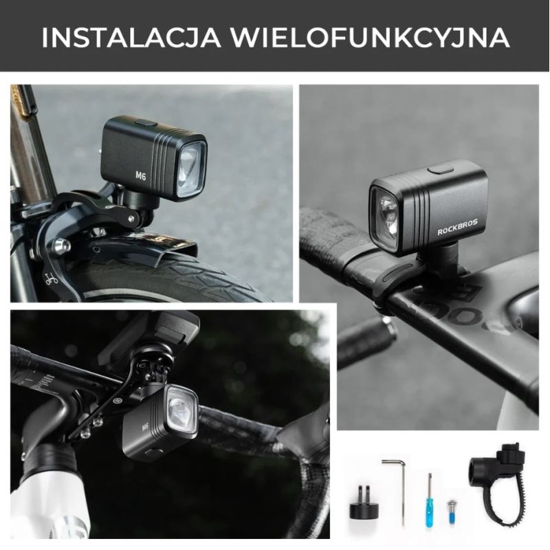 Rockbros Pink Front Bike Light