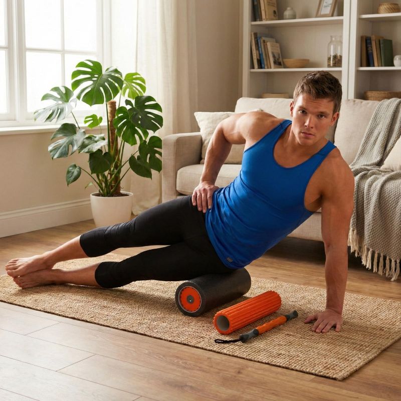 Body Sculpture 3-in-1 yoga and massage roller BB szürke edzőfelszerelés BB0231