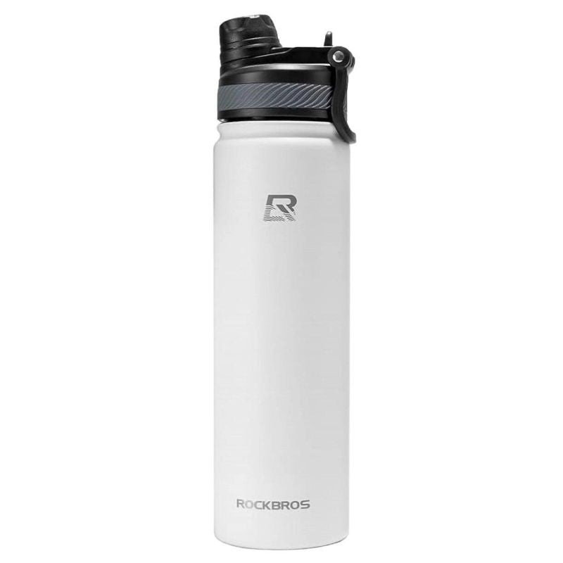 Rockbros thermal bottle 35210029006 white 650 ml fehér water bottles, training equipment, tourist equipment