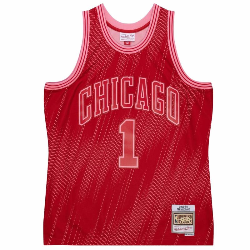 Mitchell & Ness NBA Jersey Swingman Monochrome Chicago Bulls Derrick Rose - TFSM1280-CBU08DRSRED1 kosárlabda mez