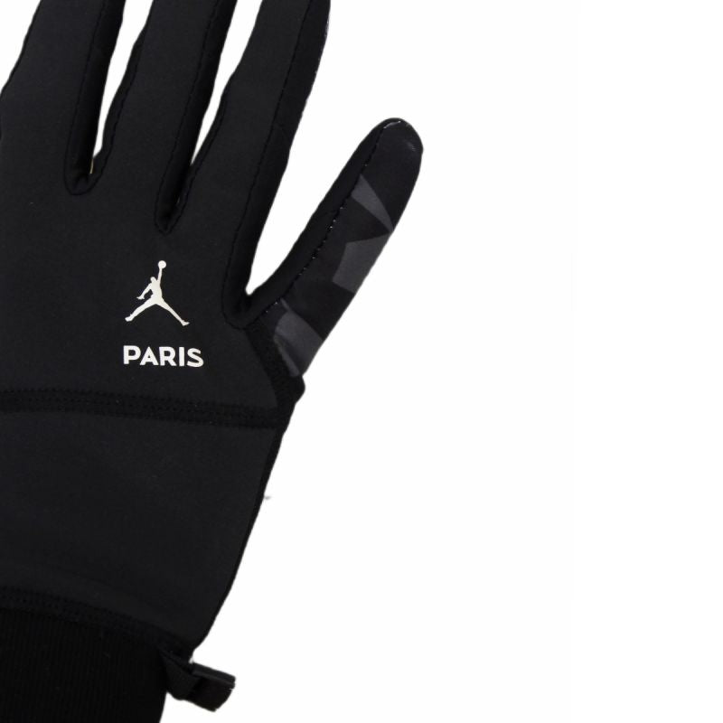Paris Saint-Germain Air Jordan Paris Hyperstorm Fleece PSG Unisex Winter Gloves - fekete kesztyű