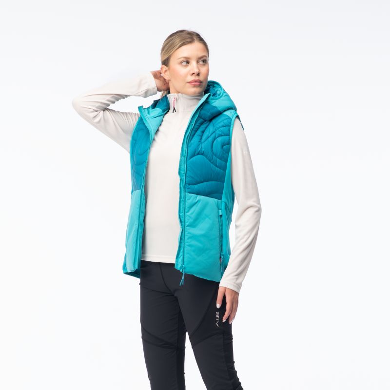 Elbrus Women's Quilted Vest MADO VEST WO'S PRIMALOFT fekete vests