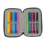 Sportmania Real Madrid pencil case with equipment triple filled pencil case 37 pcs 412557857 Kiegészítő