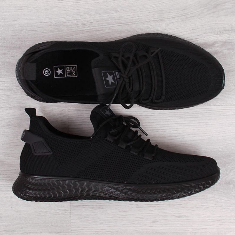 Inny NEWS M EVE266A black textile sports Utcai cipő