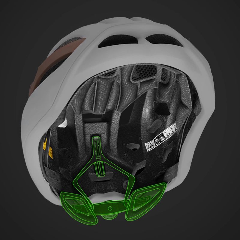 Wozinsky Ultrathin Road Bike Helmet L - Taupe védőfelszerelés HT-68T-199809