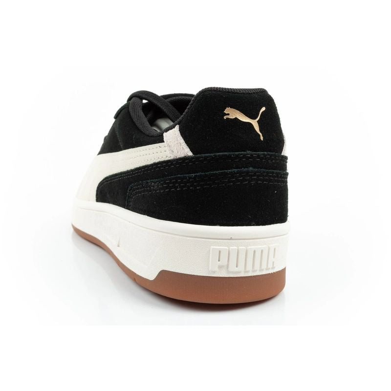 Puma men's Court Classico sports leather sneakers black fekete utcai cipő