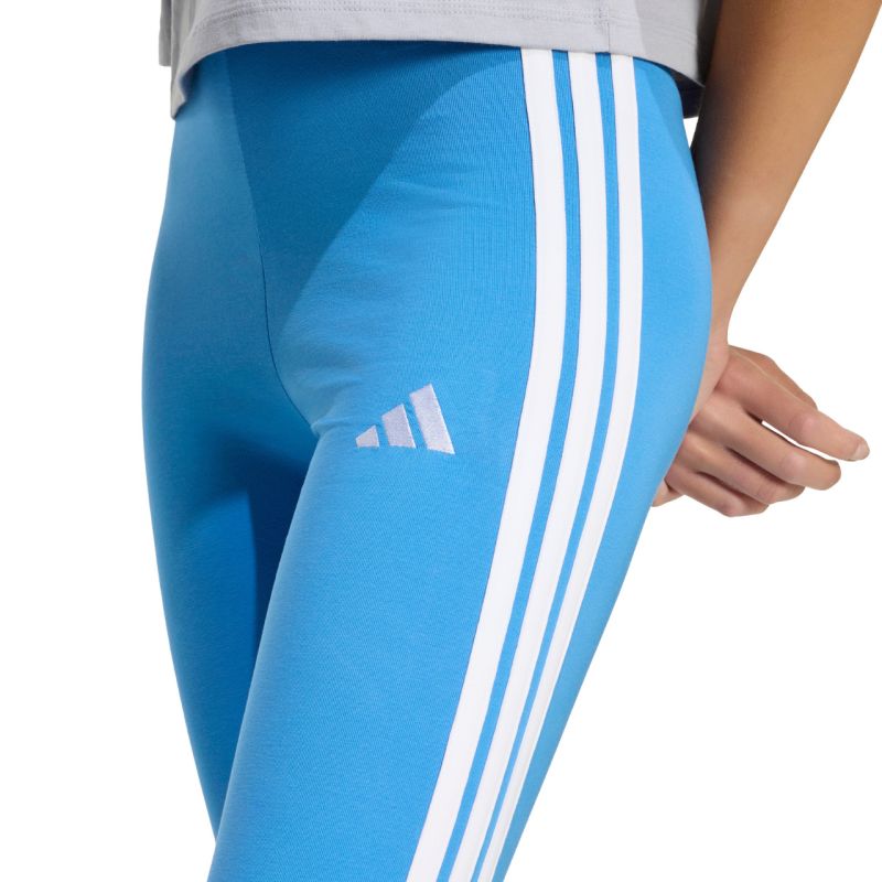 Women's adidas Essentials 3-Stripes Leggings Blue KC5179 2xs nadrág