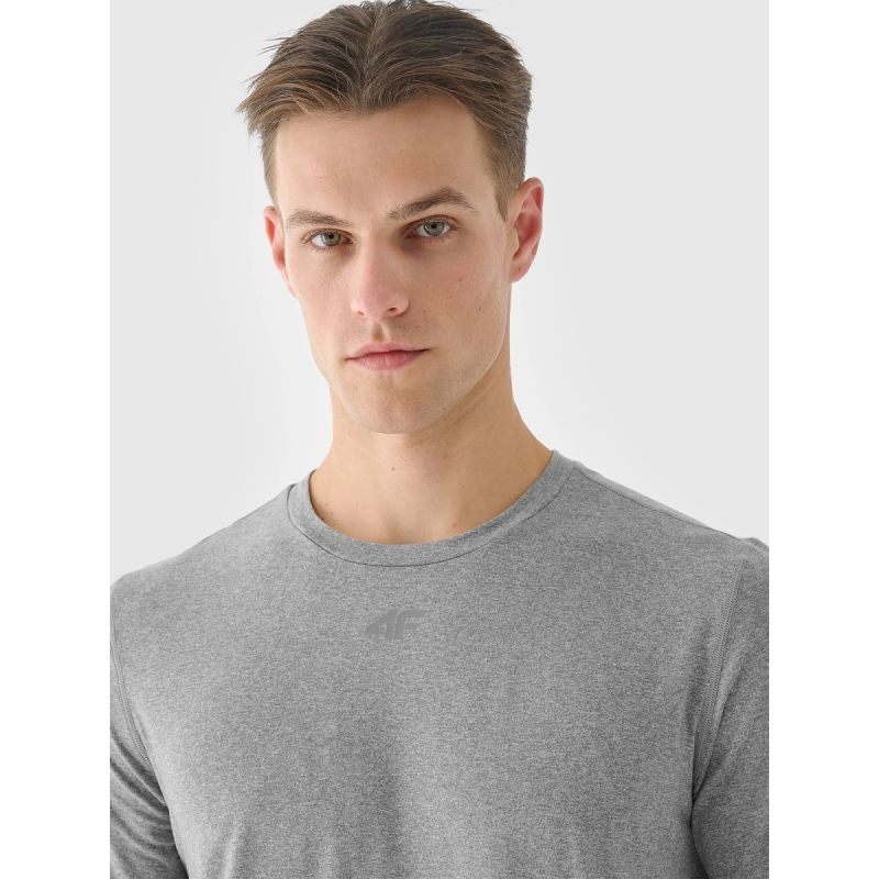 Men's quick-drying regular training T-shirt 4F 4FWAW24TFTSM1003-25M 3xl póló