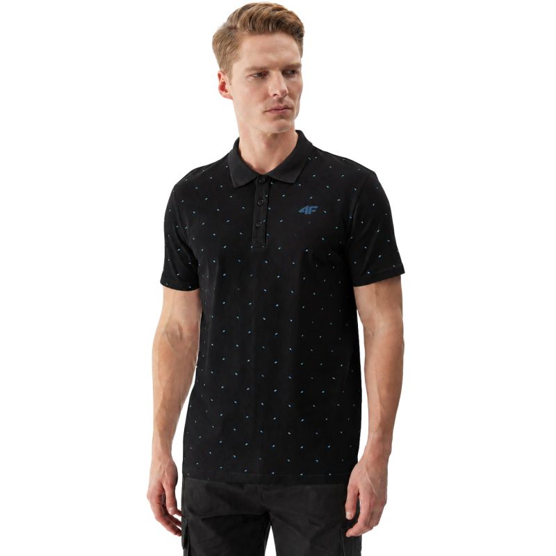 4F Men's T-shirt M0949 20S fekete póló