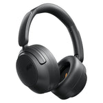 head QCY H3S Wireless On-Ear Headphones with LDAC and ANC Noise Cancellation - Black czarny headsets