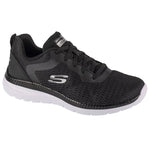 Skechers Bountiful - Quick Path 12607-BKW fekete utcai cipő