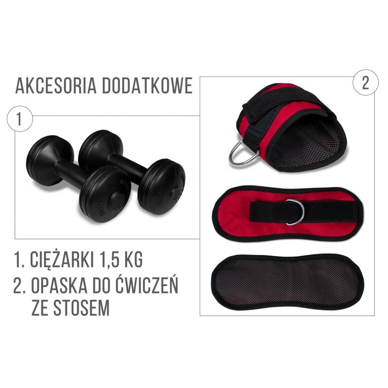 Body Sculpture Multigym PRO BMG 4700 bench with weight stack 66kg edzőfelszerelés BMG4700