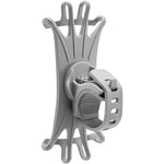 Rockbros LF436 Handlebar Clamp Phone Holder - Gray szary phones and accessories