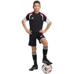adidas Tiro 26 League kids' black and red KA8814 104cm short