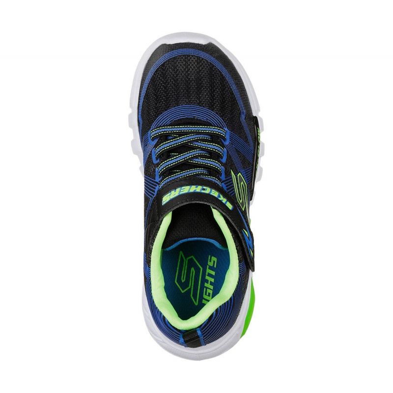 Skechers FLEX-GLOW Navy Blue Kids' Sports Shoes (90542L-BBLM) Cipő