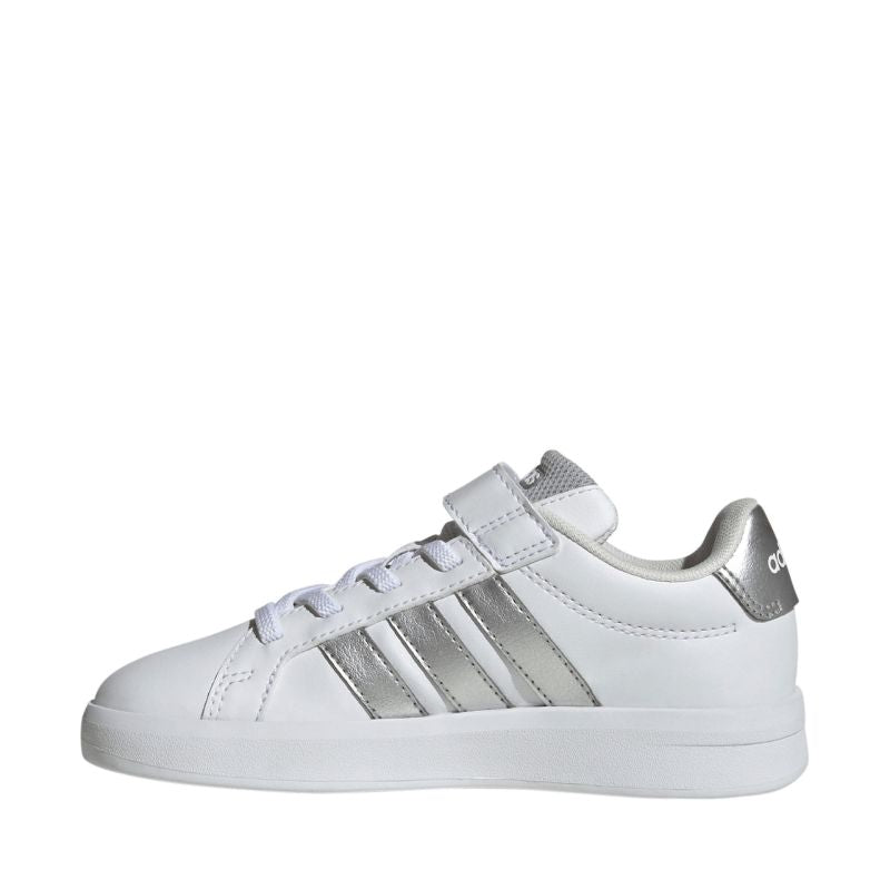 Adidas Grand Court 3.0 Kids' White and ezüst cipő