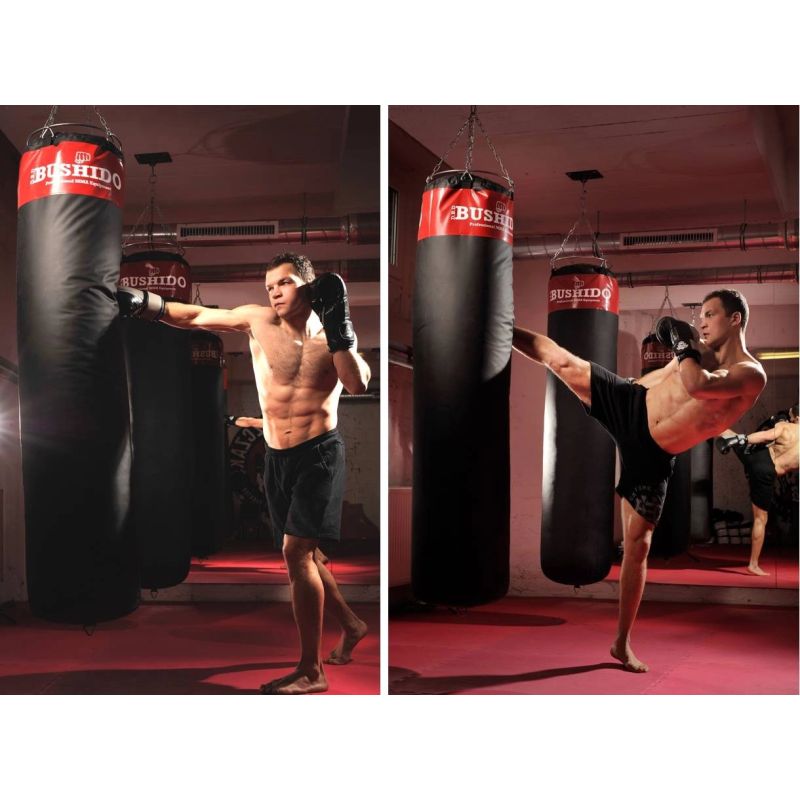 DBX Bushido Punching bag - 180 Red - 180 cm / 60 kg piros punching bags