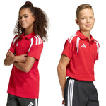 adidas Tiro 26 League T-shirt for kids KF3408 piros póló