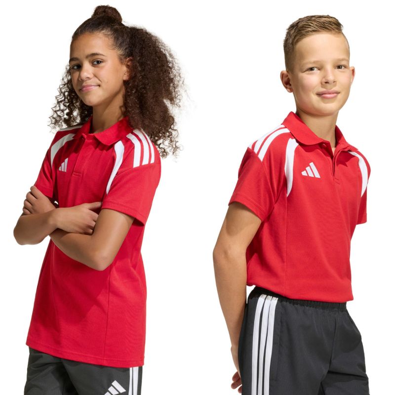 adidas Tiro 26 League T-shirt for kids KF3408 piros póló