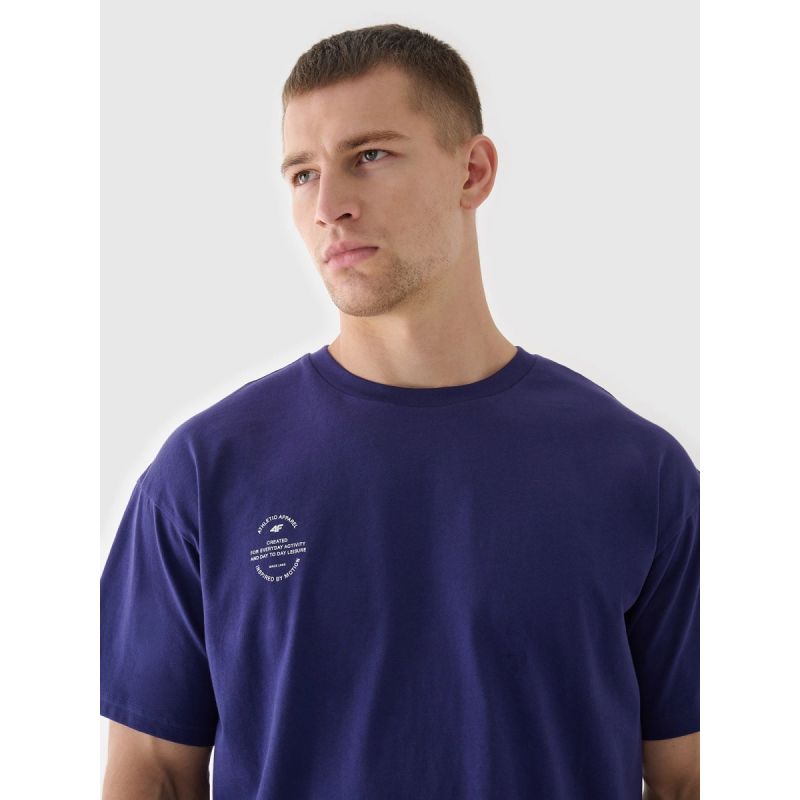 Smooth unisex oversize T-shirt 4F 4FRAW24TTSHU2672-31S póló