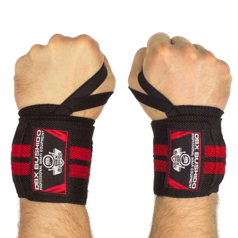 DBX Bushido Elastic Wrist Supports/Grips | Black/Red kék strippers, sleeves