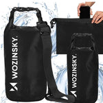 Wozinsky WWK-20 waterproof bag for kayak 20l - black fekete sup 304004-196028