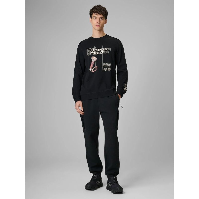 Men's longsleeve regular with print 4F
