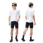 Rockbros 15200025 Short Sleeve Cycling Jersey Size M - White biały \ m póló