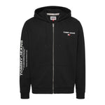 Tommy Hilfiger TJM Reg Entry Zip Hoodie Men's Black - DM0DM17783-BDS fekete kapucnis pulóver