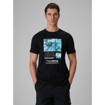 4F Men's regular printed T-shirt póló 4FRSS26TTSHM4321-20S