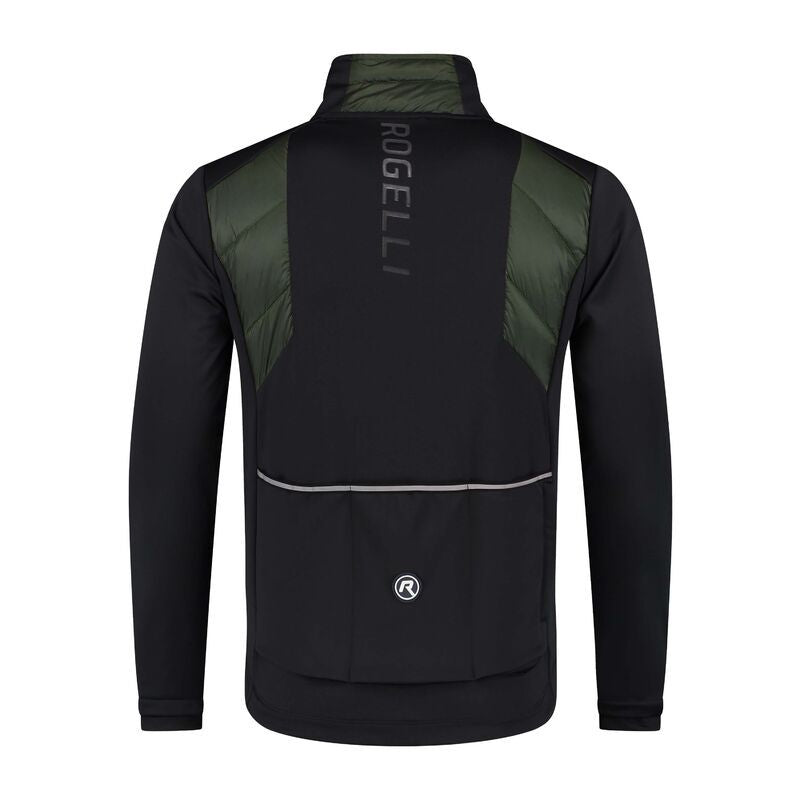 Rogelli WADDED II winter green and 2XL fekete dzseki