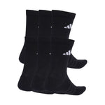 Adidas Cushioned Crew Socks 6 Pairs Black fekete zokni