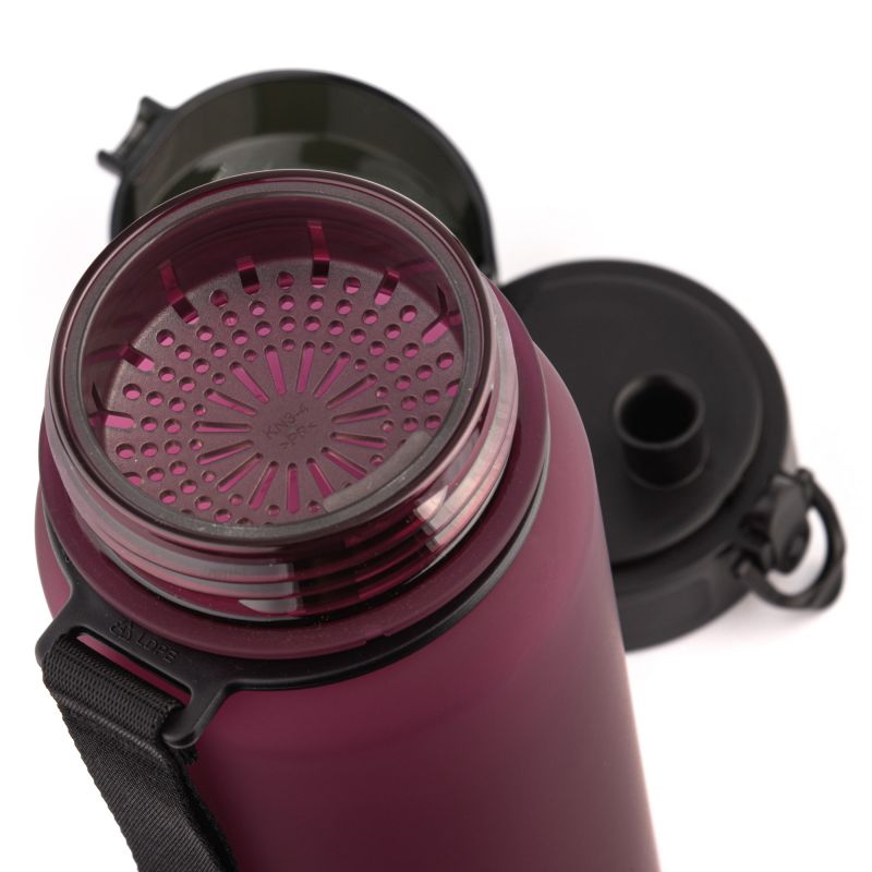 Meteor bottle 650 ml burgundy uniw water bottles, training equipment