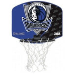 SPALDING Dallas Mavericks Mini Backboard with fekete kosárlabda palánk